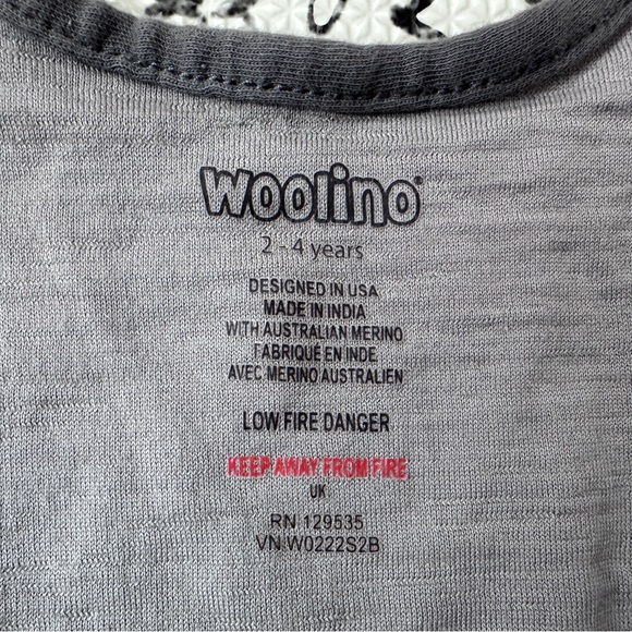 Woolino Gray Merino Wool All Seasons Sleep Sack - Picture 3 of 4